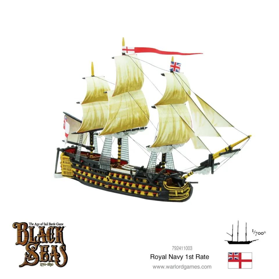 Black Seas Royal Navy 1st Rate maquette navale 1 modèle