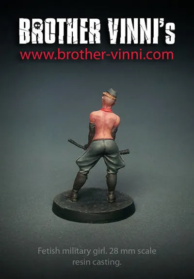 Brother Vinni Militaire Fétiche figurine résine 28mm 18+