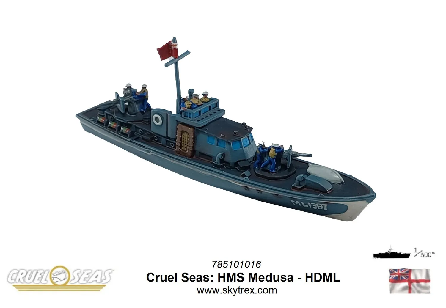 Cruel Seas HMS Medusa maquette navale 1 modèle historique