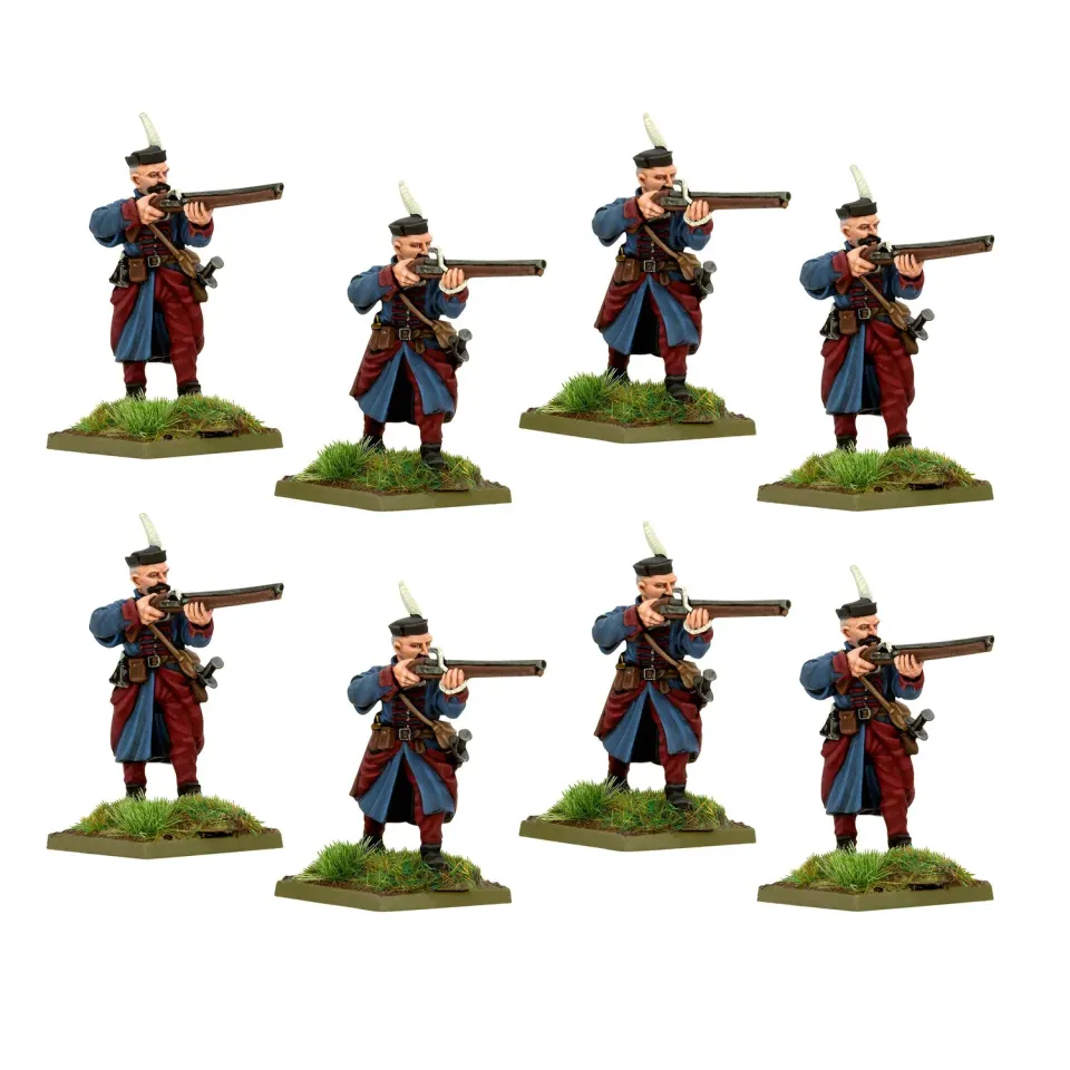 Bolt Action Pike & Shotte Hajduks tir figurines métal