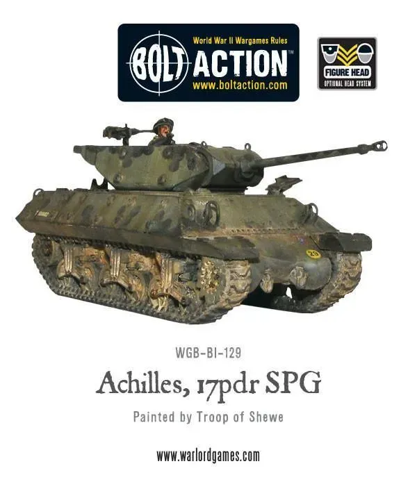 Bolt Action Achilles British 17pdr SPG chasseur de chars résine métal