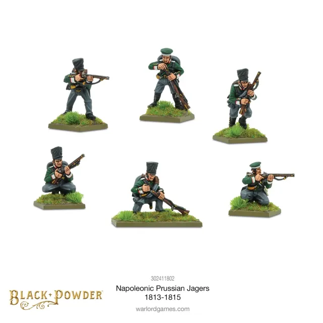 Black Powder Prussian Jägers 1813-15 blister 6 métal léger