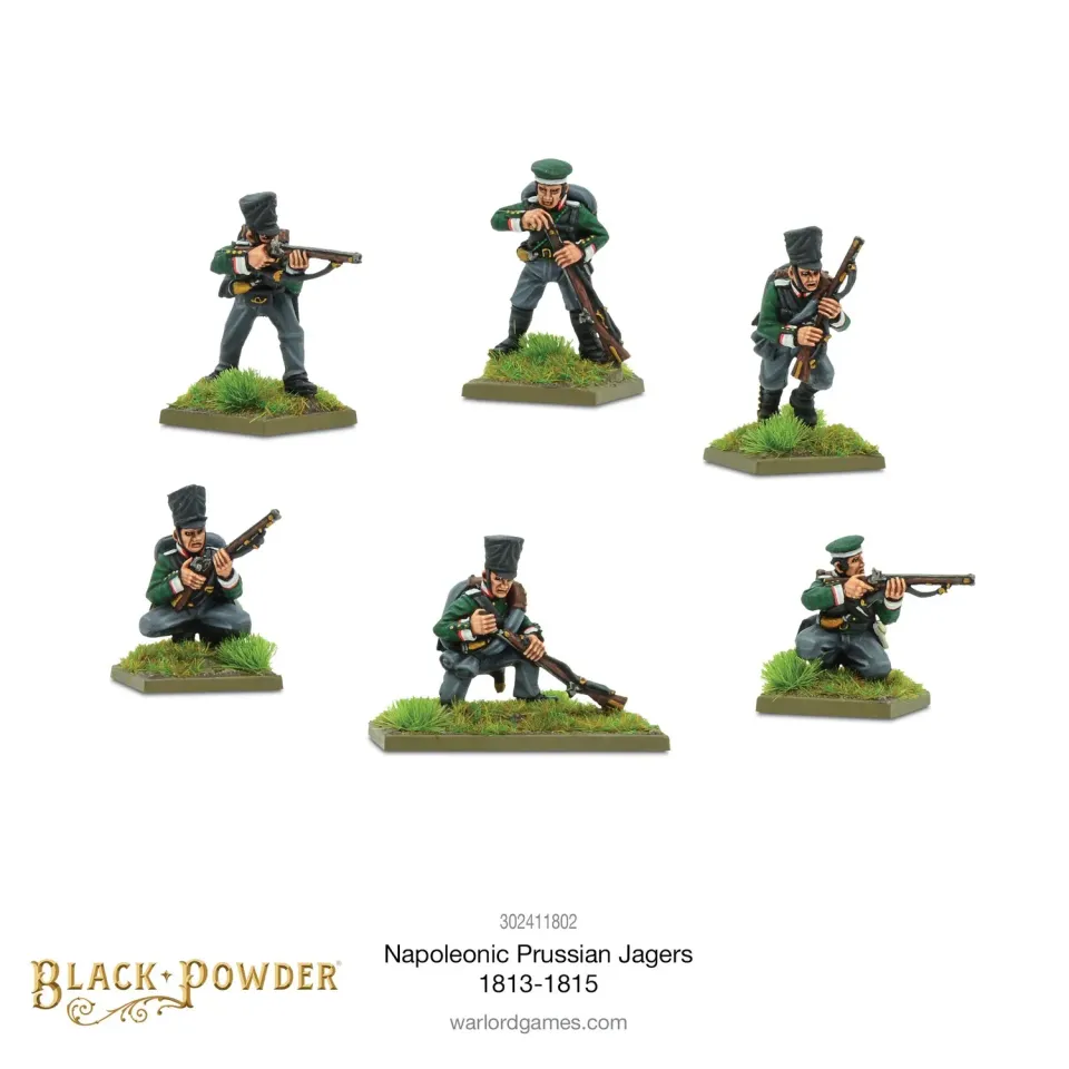 Black Powder Prussian Jägers 1813-15 blister 6 métal léger