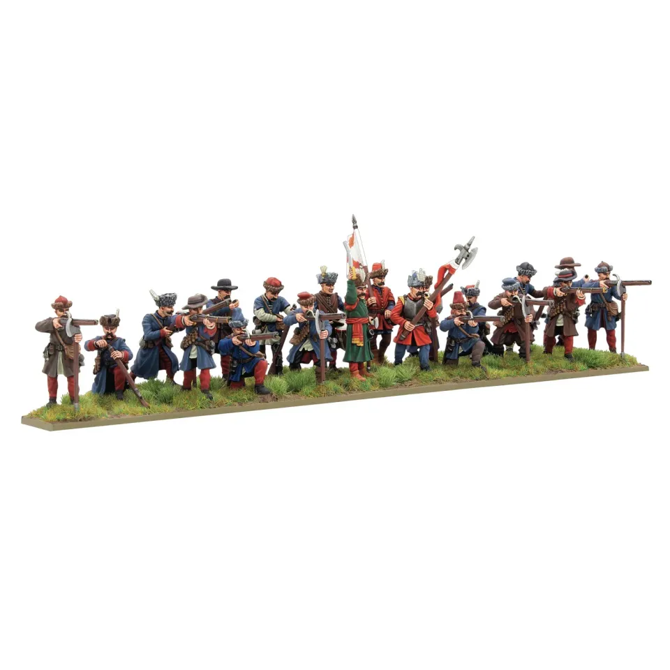 Pike & Shotte Polish-Lithuanian Commonwealth later infantry with muskets figurines métal
