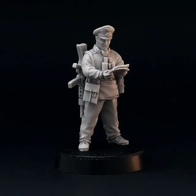 Brother Vinni World War 2 German Officer figurine 28 mm résine