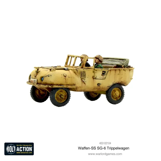 Bolt Action SG-6 Trippelwagen véhicule allemand résine