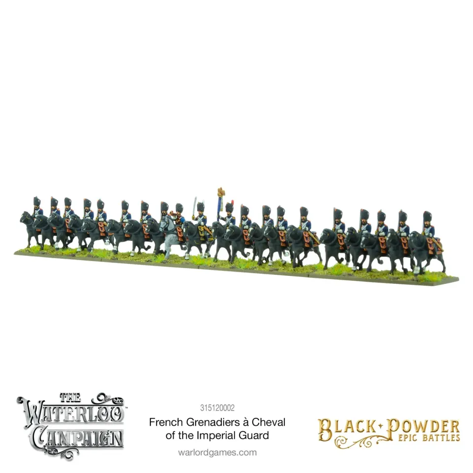 Black Powder Waterloo Grenadiers à cheval Garde cavalerie