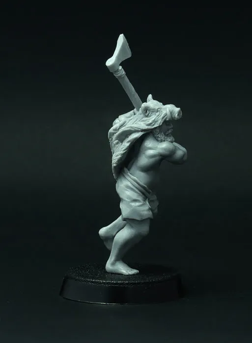 Brother Vinni Viking Berserk Ulfhednar figurine résine 28mm lot de 4