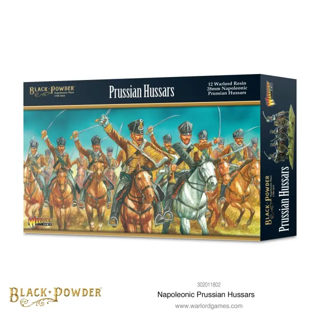 Bolt Action Black Powder Prussian Hussars figurines 12 résine