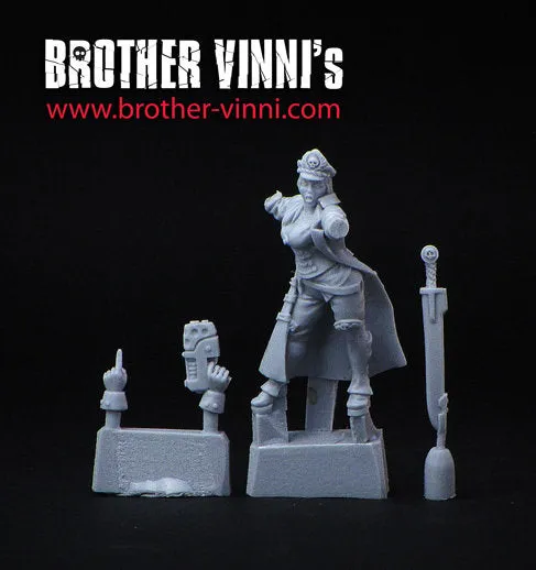 Brother Vinni Commissaire Impériale figurine résine 28mm