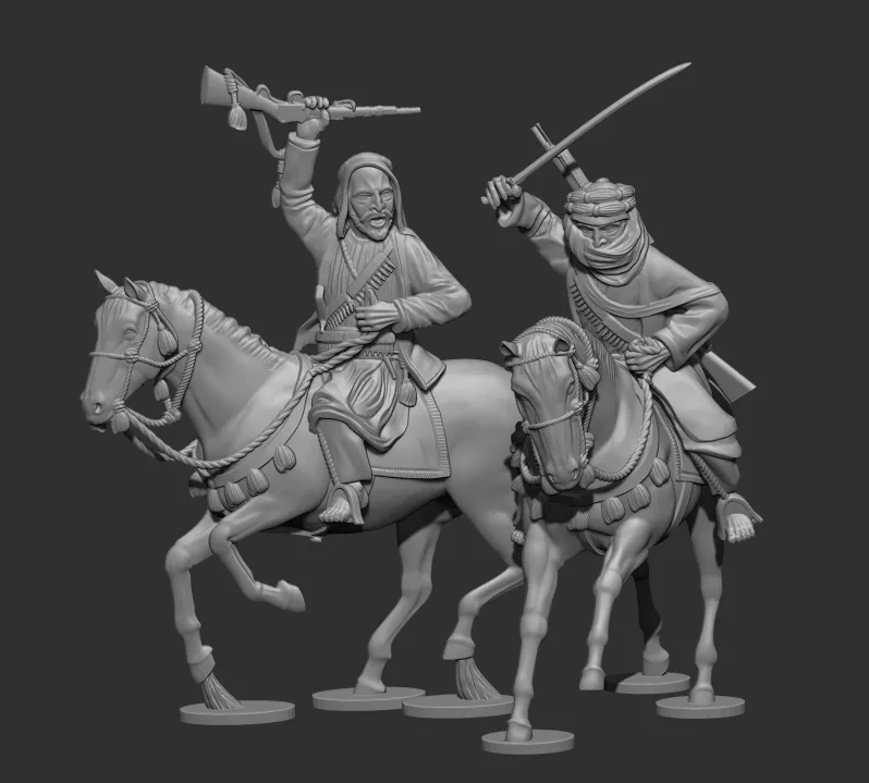 Des Tranchées aux Barricades Armée chérifienne fichier STL 28mm