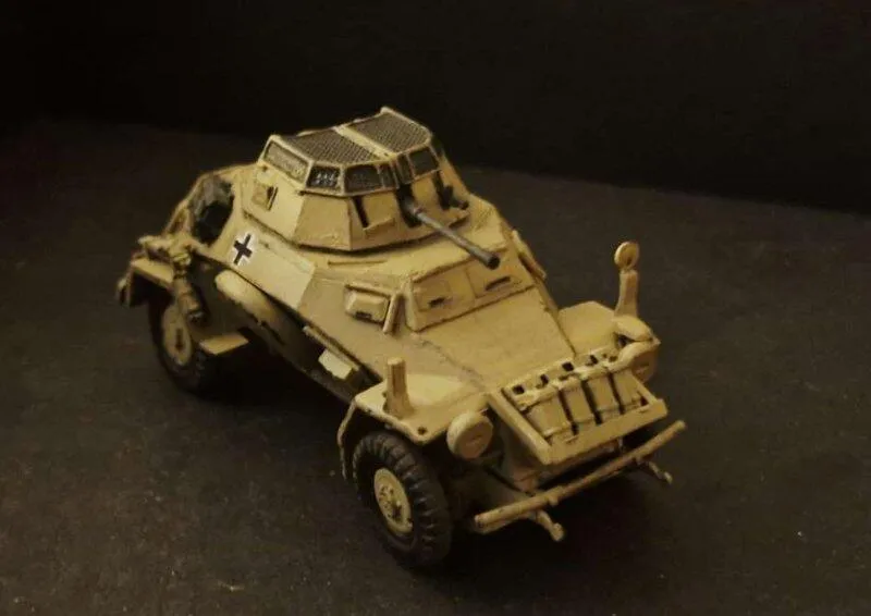 Bolt Action Sd.Kfz 222/223 voiture blindée plastique