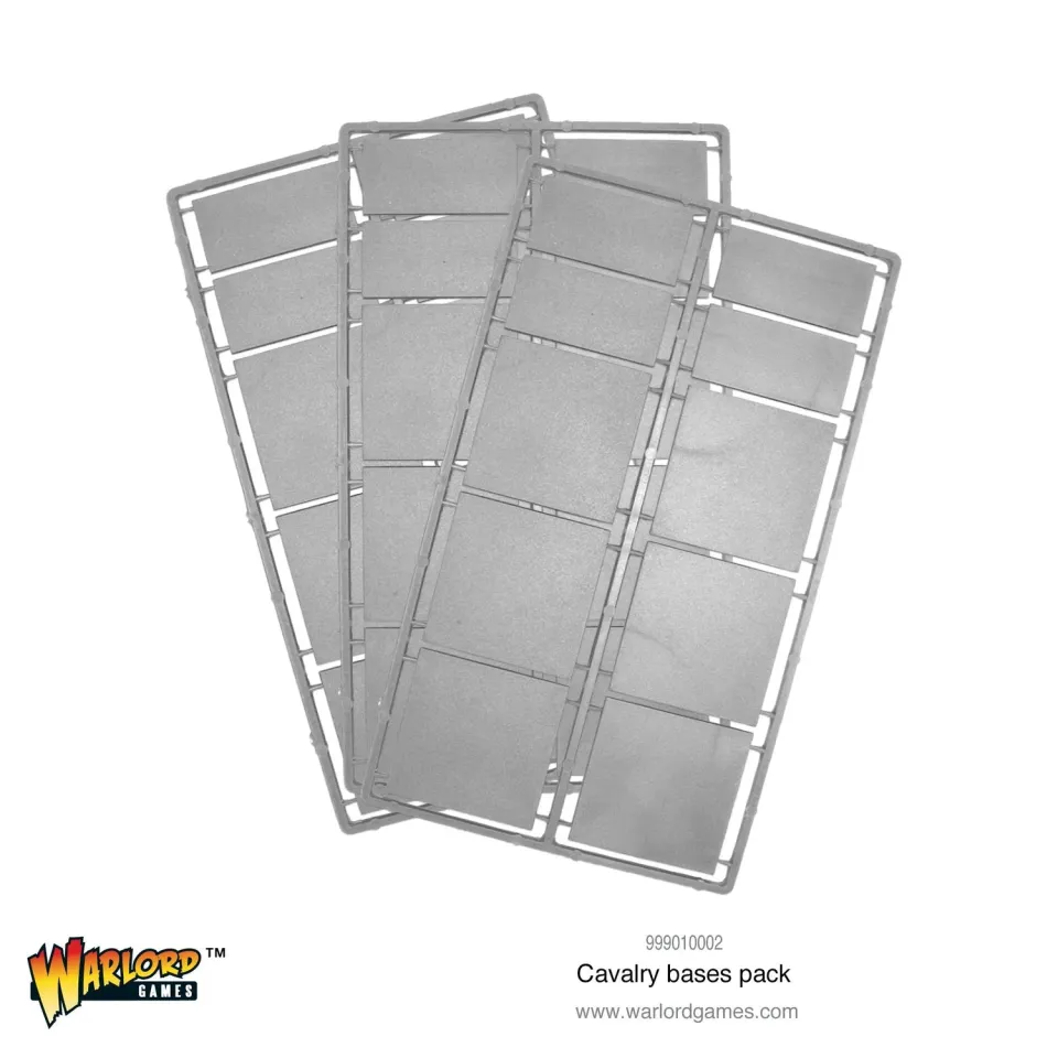 Bolt Action Cavalry Bases socles cavalerie plastique