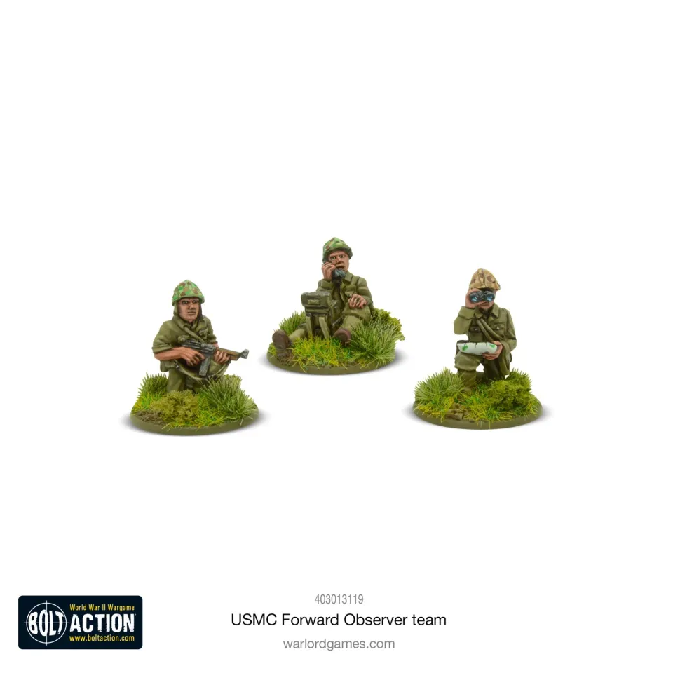 Bolt Action USMC Forward Observer team observateur métal