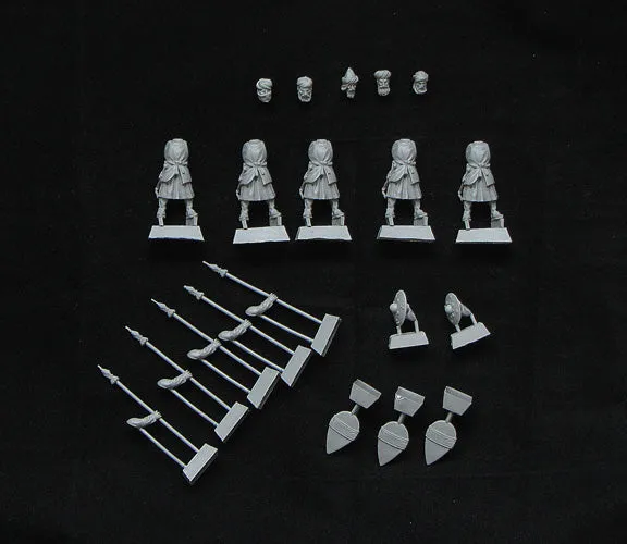 Brother Vinni Guerriers Arabes figurines résine 28mm lot de 5