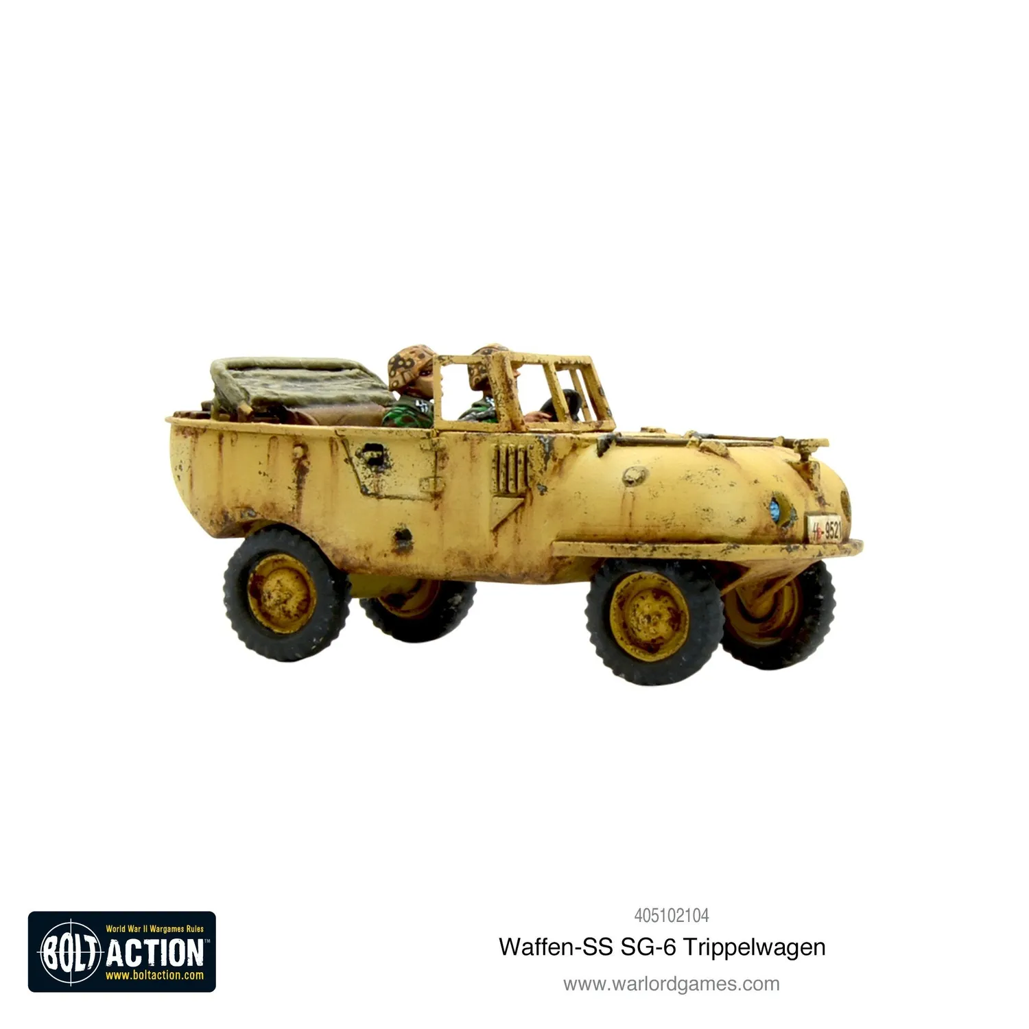 Bolt Action SG-6 Trippelwagen véhicule allemand résine