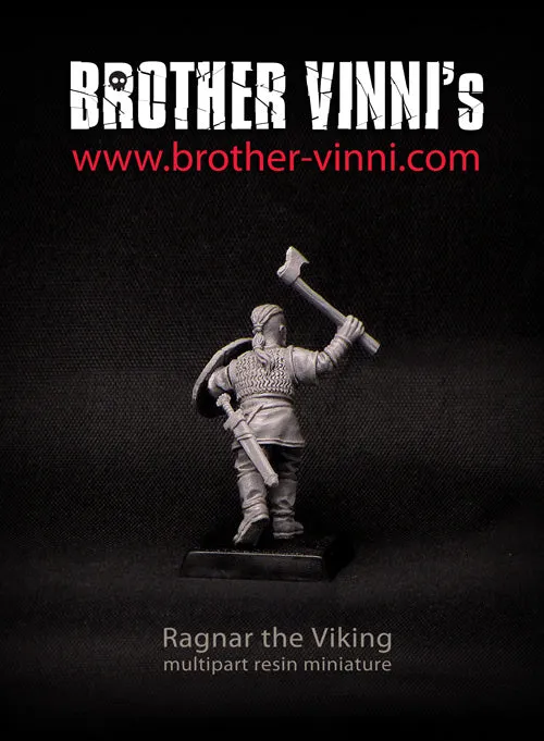 BROTHER VINNI Ragnar Lothbrok figurine 28 mm résine viking