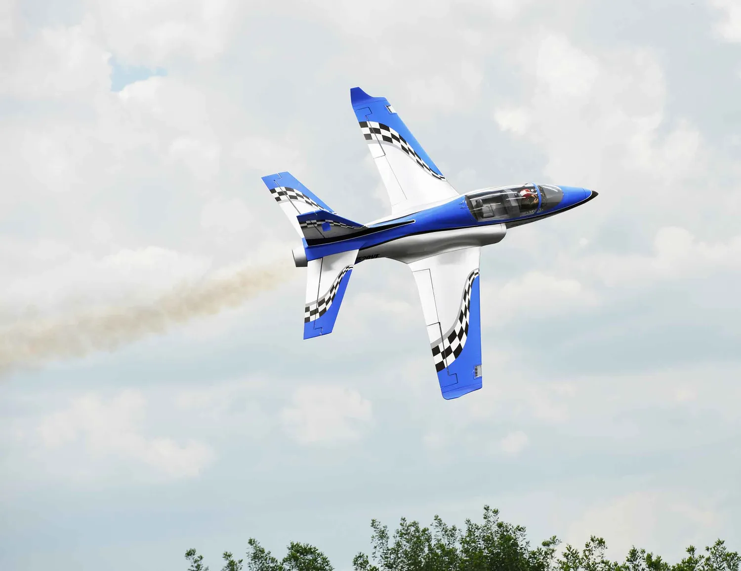 Black Horse Model BH205-SB VIPER JET MKII SILVER BLUE jet RC électrique 1885mm