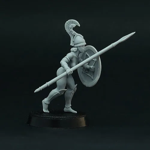 Brother Vinni Female Hoplites 3/4 figurine résine 28mm lot 5