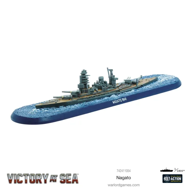 Victory at Sea Nagato cuirassé résine IJN blister