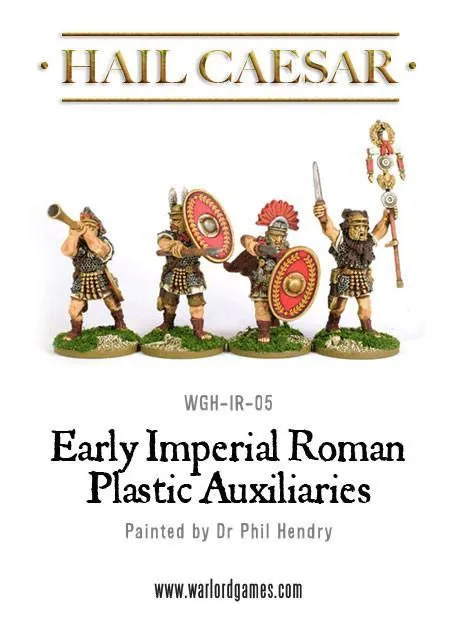 Bolt Action Hail Caesar Early Imperial Romans Auxiliaries Boxed Set figurines 20 plastique et métal