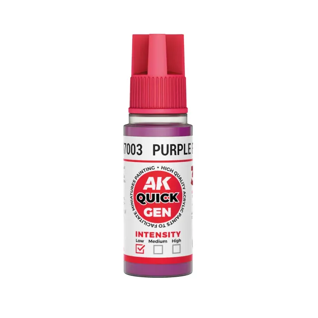 Bolt Action AK Interactive QuickGen Purple Flesh peinture acrylique 18 ml violette