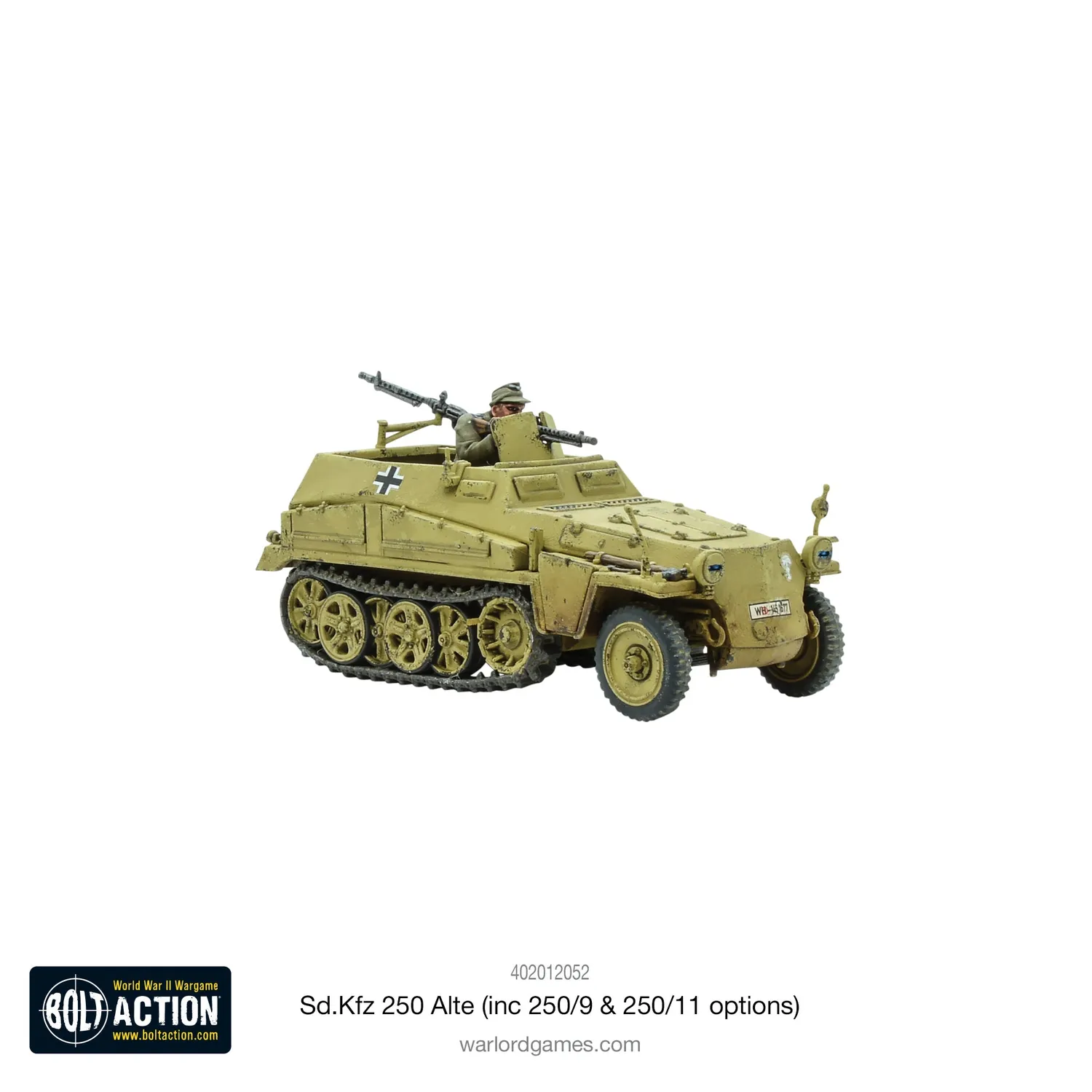 Bolt Action Sd.Kfz 250 (Alte) half-track plastique 3 variantes