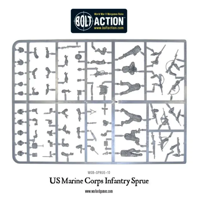 Bolt Action US Marine Corps Sprue grappe plastique