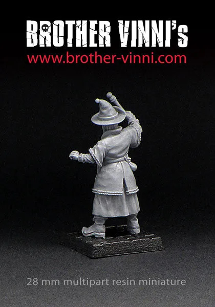 Brother Vinni Classical Mage figurine résine 28mm sorcier