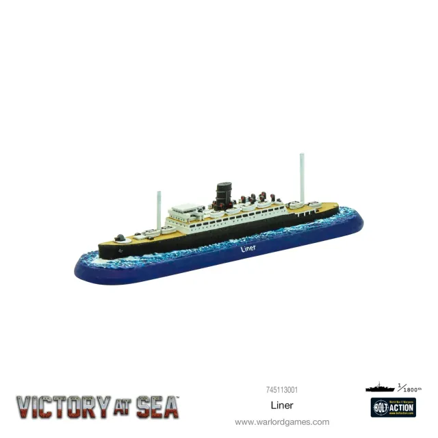 Victory at Sea Liner navire résine et métal