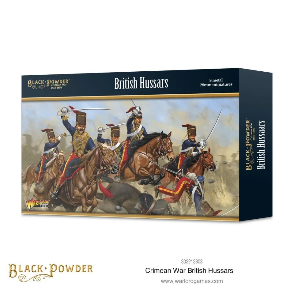 Bolt Action Black Powder Crimean War British Hussars cavalerie métal 8