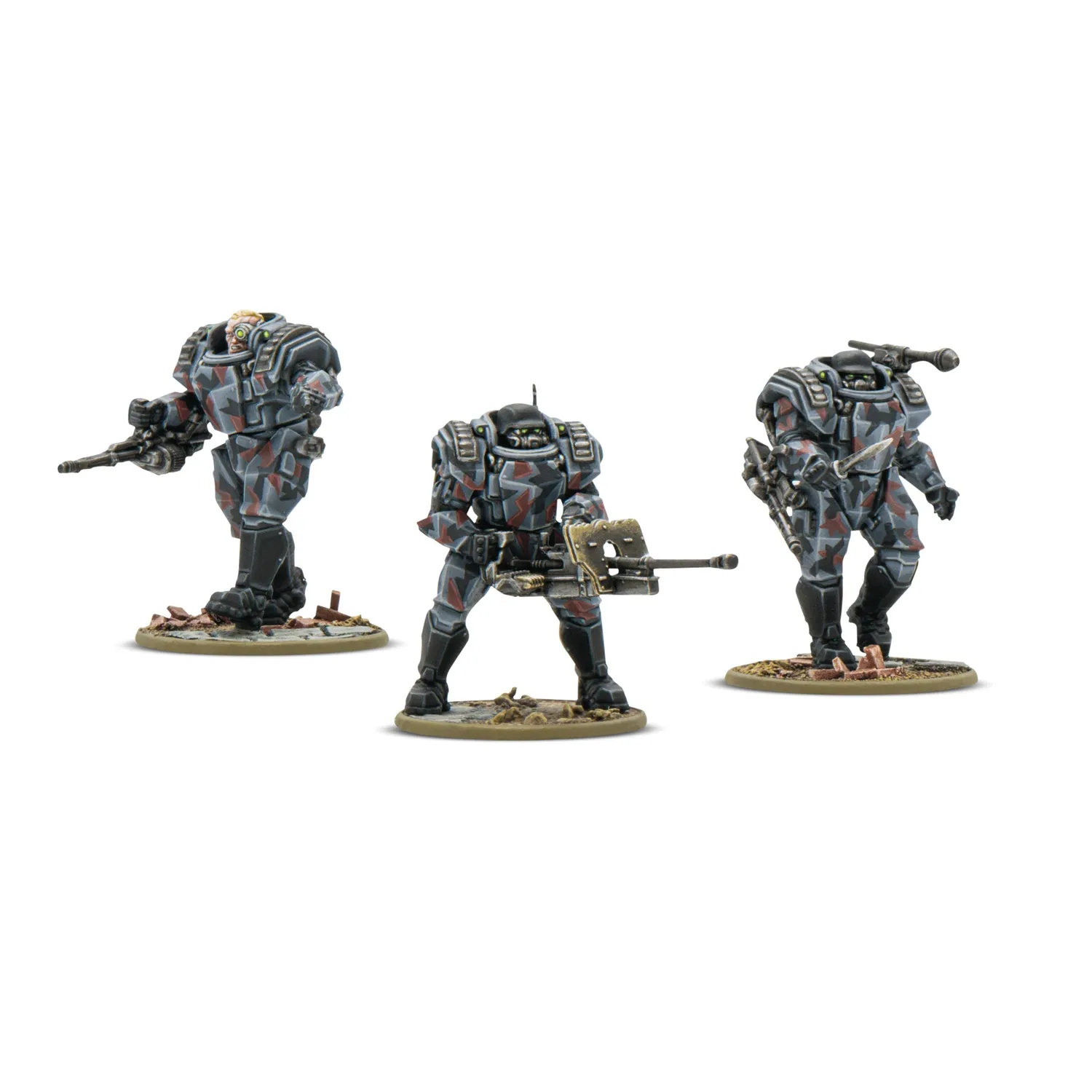 Bolt Action Konflikt ’47 Stahltruppen Heavy Infantry figurines plastique 9 soldats