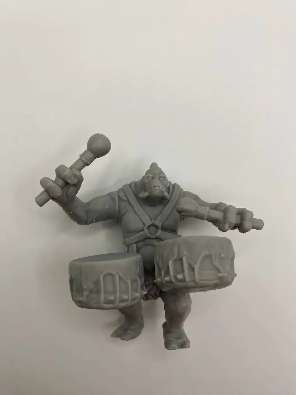 Epic Forge Troll Tambourinaire figurine résine guerre