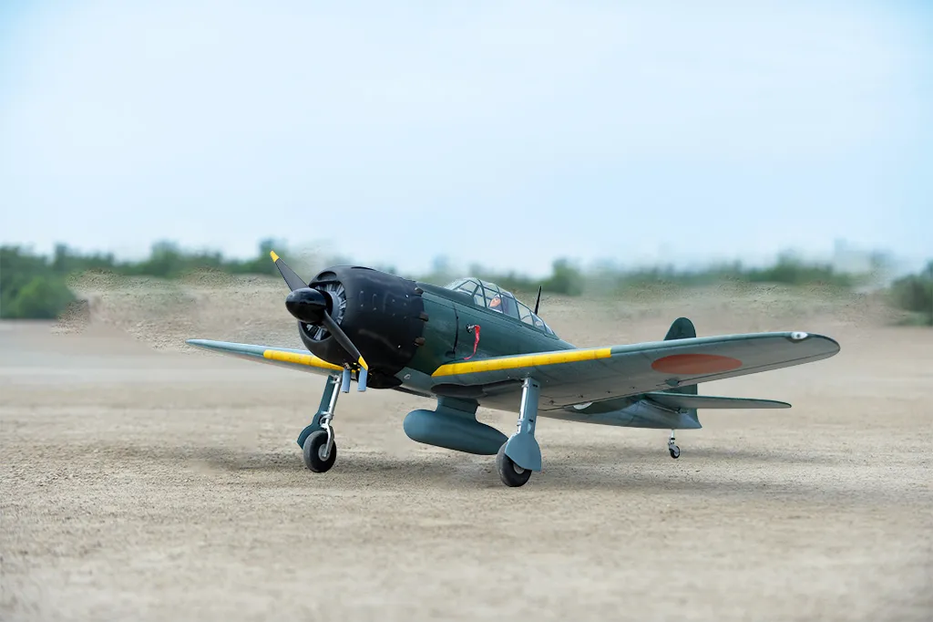 Black Horse Model BH180 Mitsubishi A6M ZERO avion RC ARF 50-60 cc