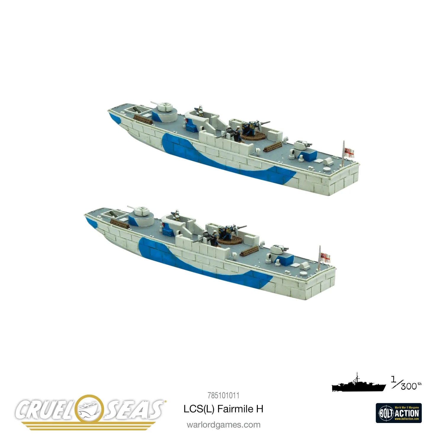 Bolt Action Cruel Seas LCS(L) – Fairmile H bateaux