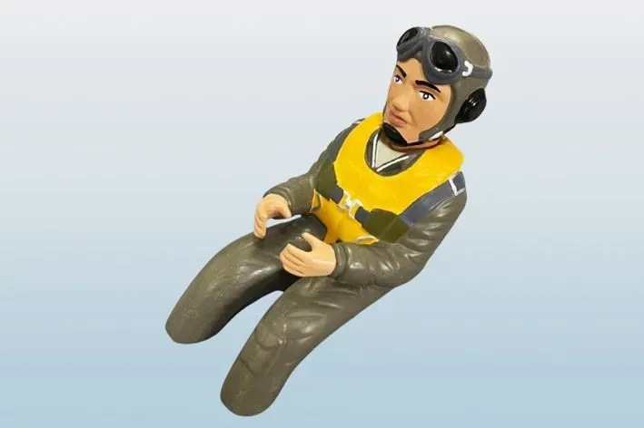 Black Horse Model Pilot doll for Yak 11 60cc BH187 figurine pilote