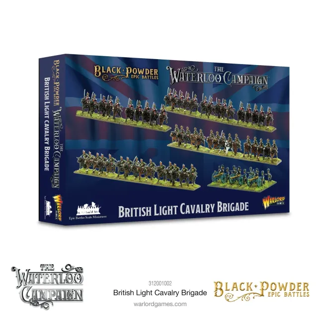 Bolt Action Waterloo British Light Cavalry Brigade figurines plastique