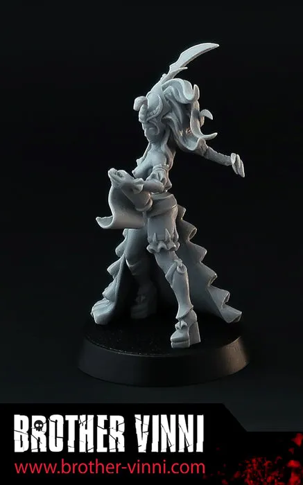 Brother Vinni Dark Elf Sorceress figurine résine 32mm