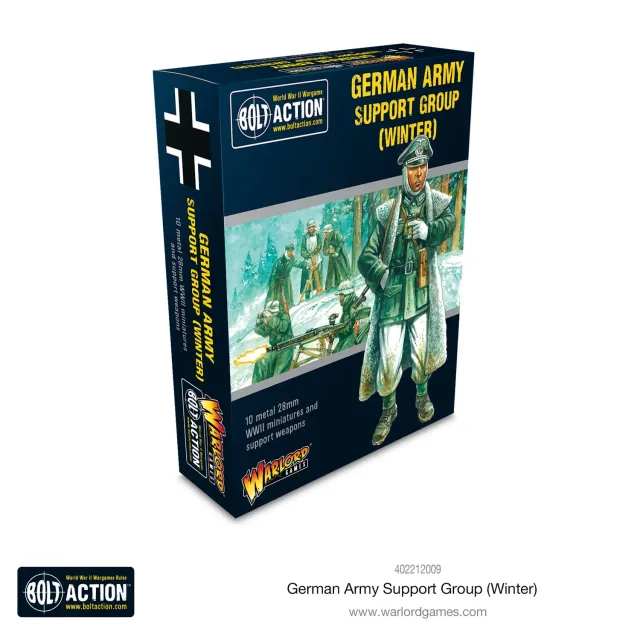 Bolt Action German Army Winter Support Group boîte métal équipes de soutien