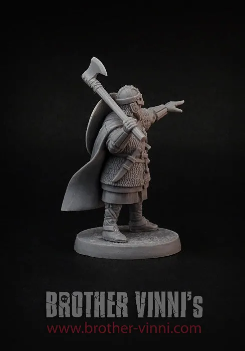 Brother Vinni Viking Warlord figurine 28mm résine chef
