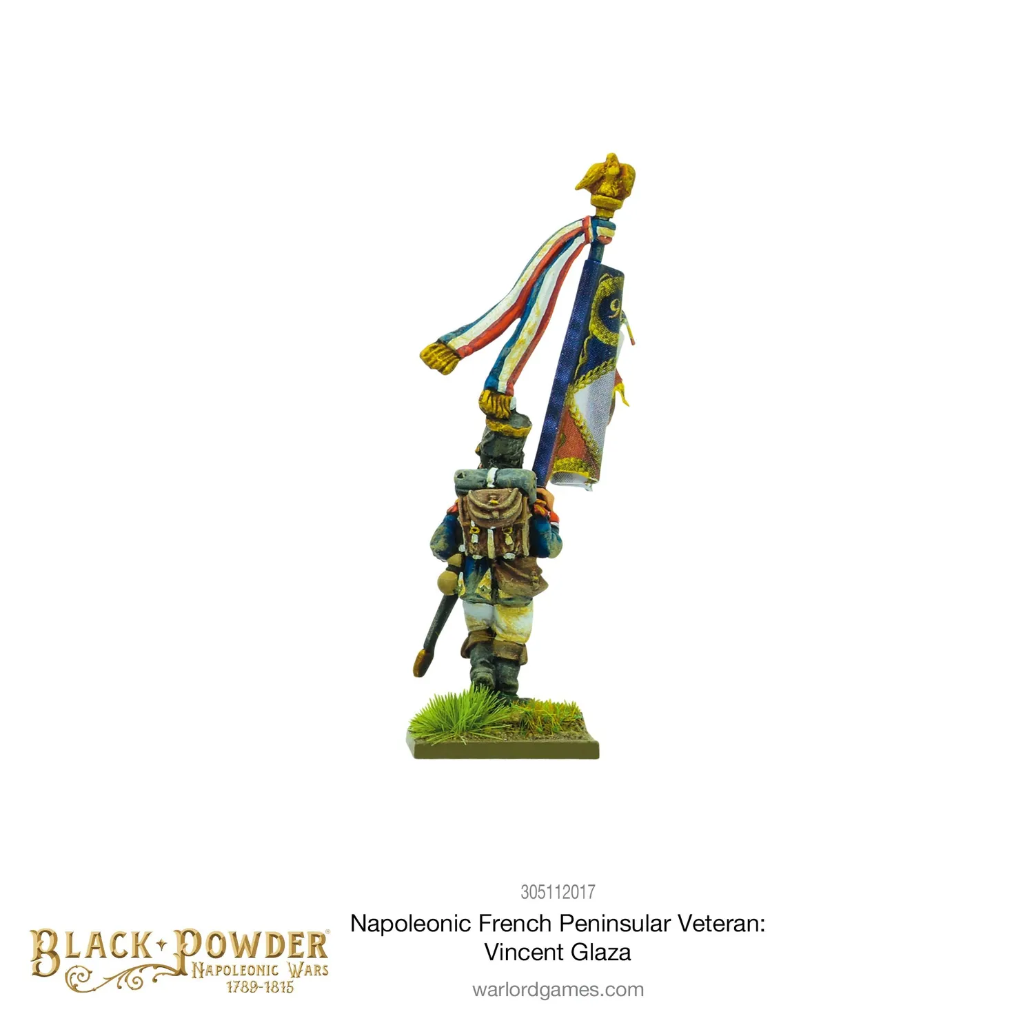 Bolt Action Black Powder Napoleonic French Peninsular Veteran Vincent Glaza figurine
