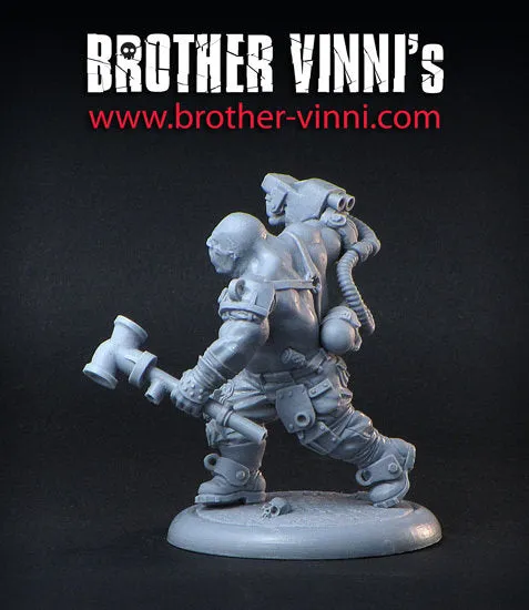 Brother Vinni Ogroid figurine 45mm post-apo résine