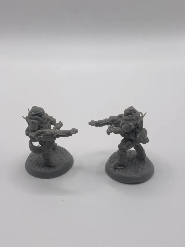 Epic Forge Artillerie Légère Sci-Fi figurine résine duo