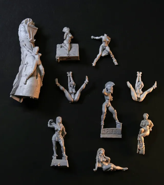 Brother Vinni corps esclaves bits cassés 28mm lot 9