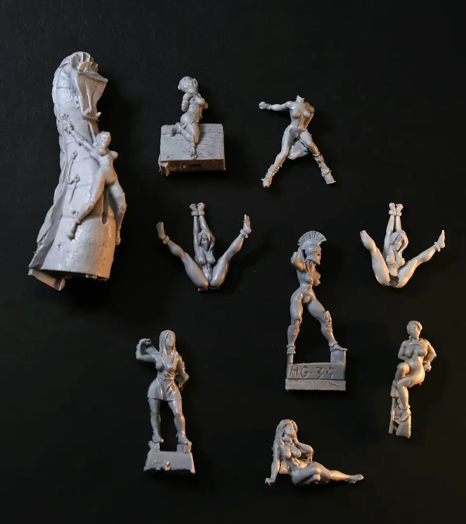 Brother Vinni corps esclaves bits cassés 28mm lot 9