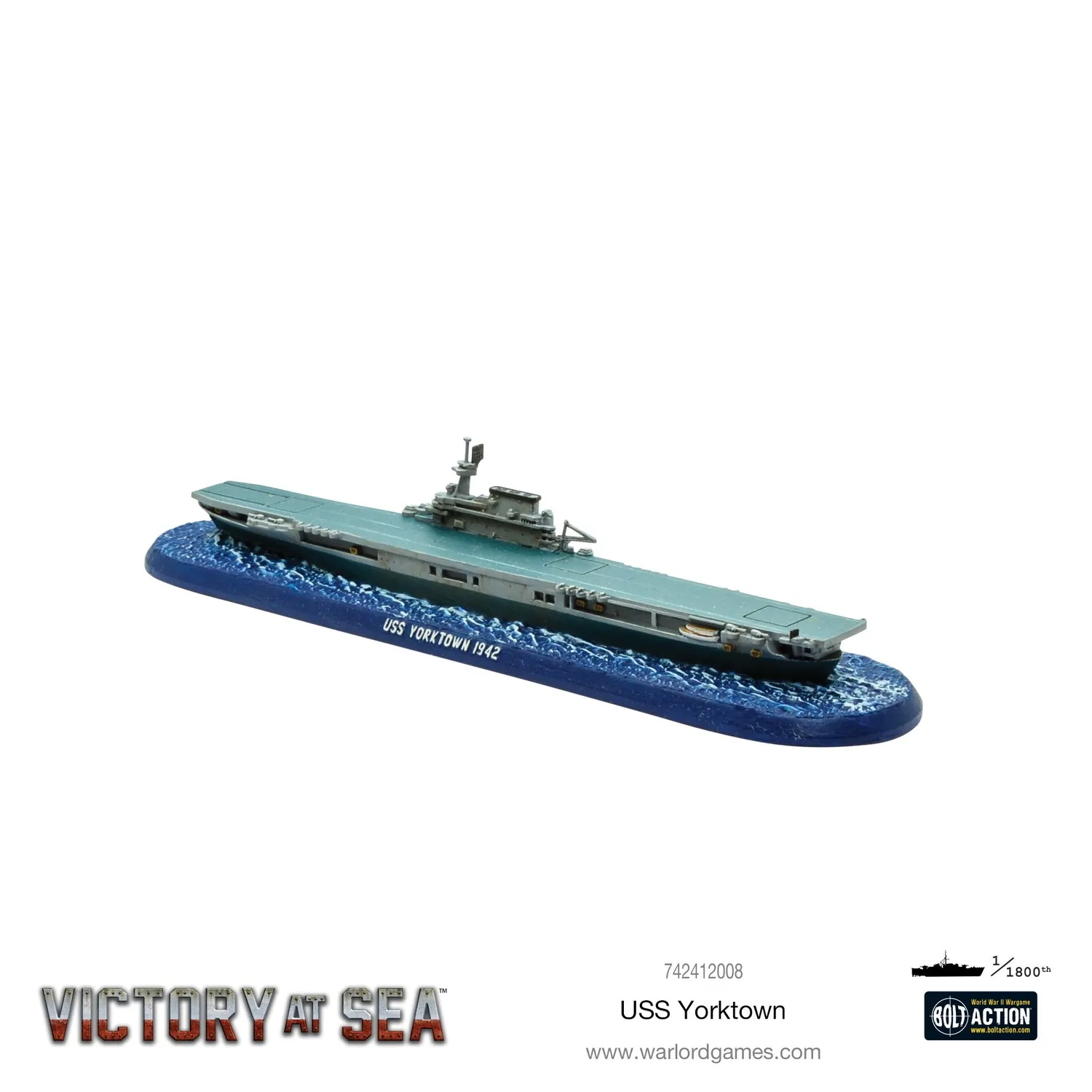 Warlord Games Victory at Sea USS Yorktown porte-avions