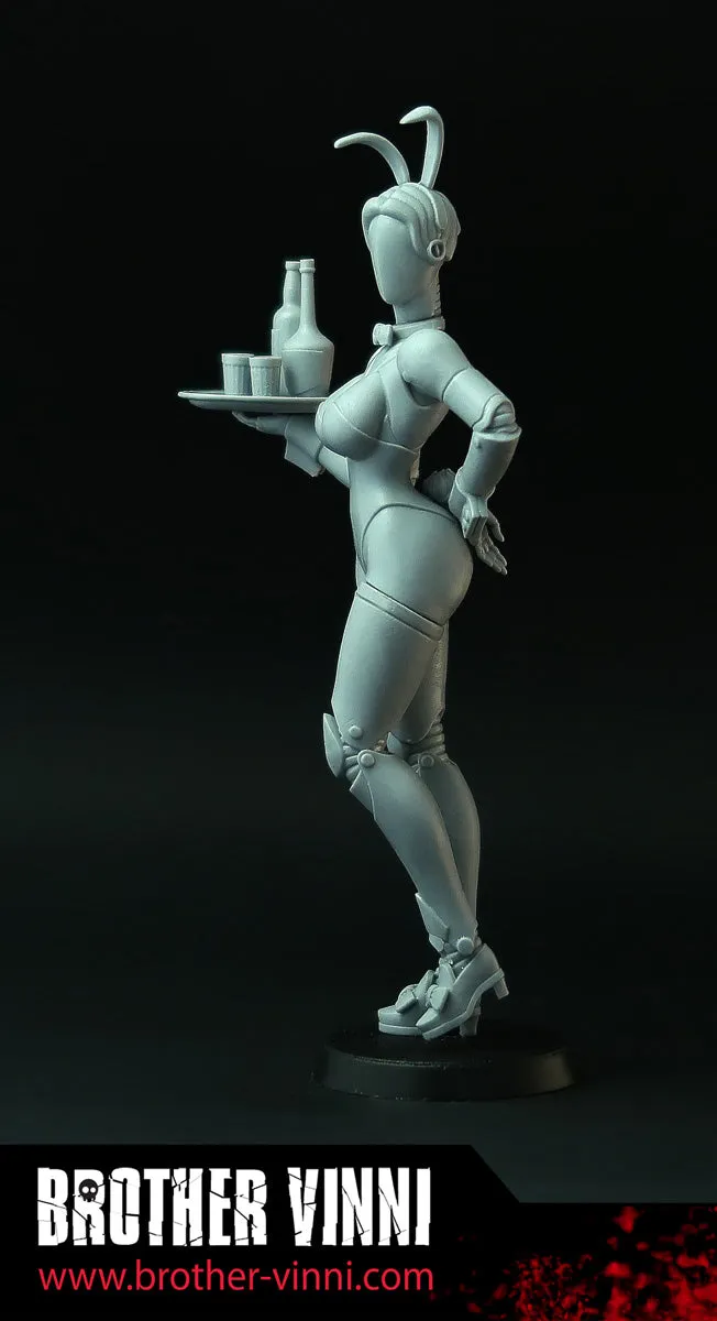 BROTHER VINNI Robot Bunny Girl figurine 90 mm résine détails