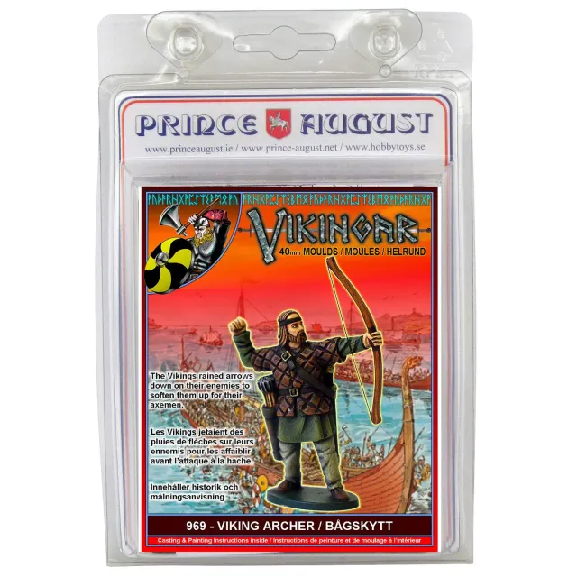 Prince August Hobby Viking Archer PA969 moule de moulage métal 40 mm