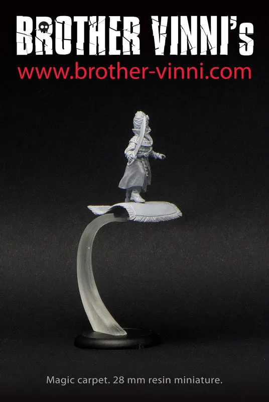 Brother Vinni Magic Carpet figurine 28mm officier arabe