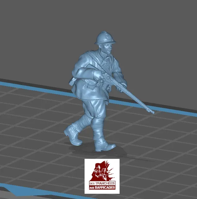 Des Tranchées aux Barricades Poilus d’Orient fichier STL test gratuit